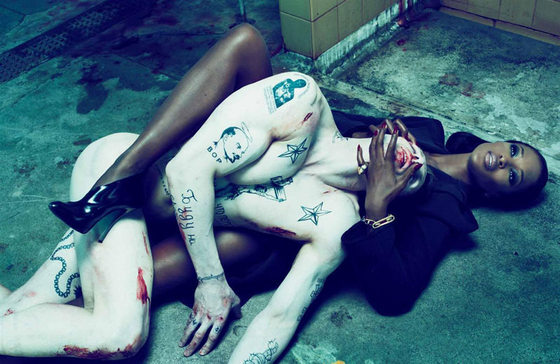 Naomi Campbell for Interview October 2010 by Mert & Marcus