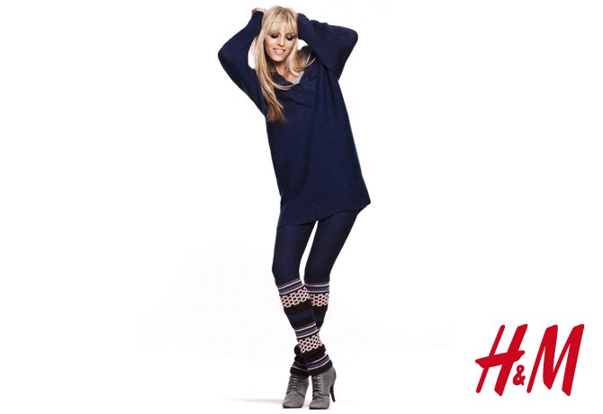 Daria Werbowy & Anja Rubik for H&M Get Warm 2010 Campaign