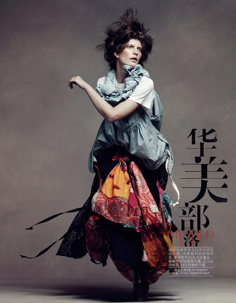 Valerija Kelava by Lachlan Bailey for Vogue China November 2010