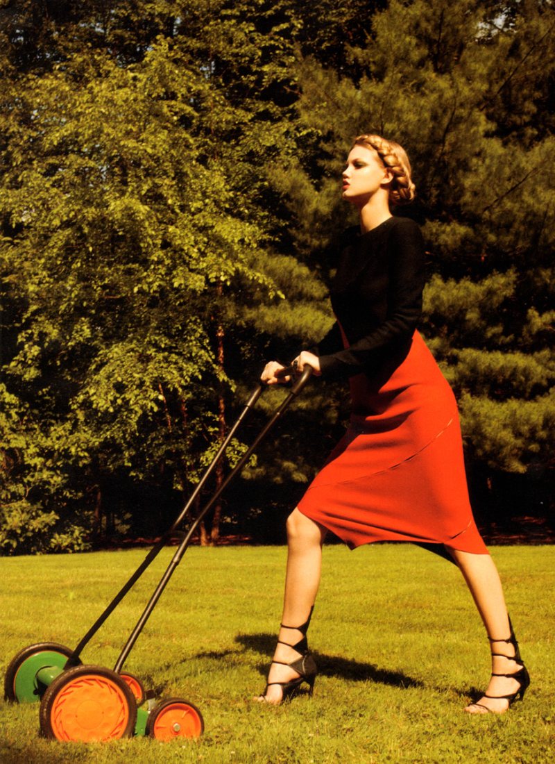 Lindsey Wixson by Terry Richardson for Harper's Bazaar US October 2011