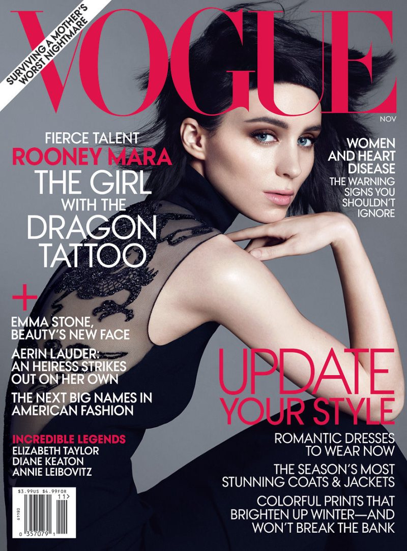 Rooney Mara by Mert & Marcus for Vogue US November 2011