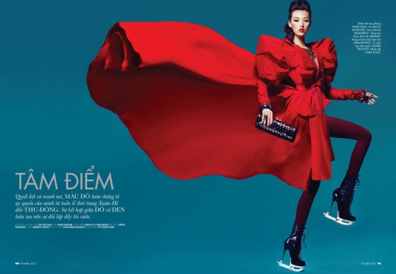 Tian Yi by Kevin Sinclair for Elle Vietnam November 2011