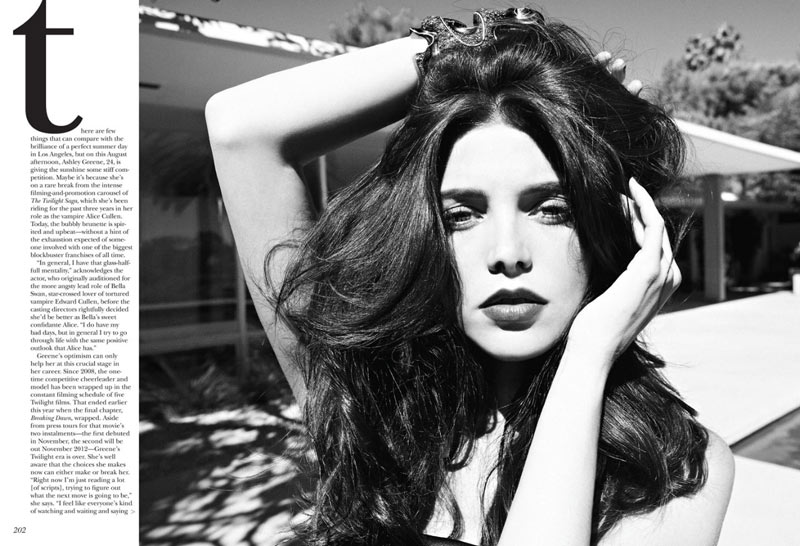 Ashley Greene by Max Abadian for Flare December 2011