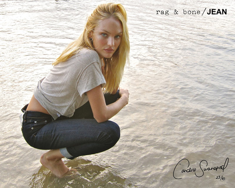 Candice Swanepoel for Rag & Bone Fall 2011 Campaign