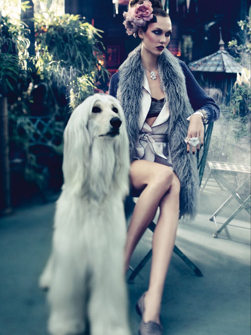 Karlie Kloss by Alexi Lubomirski for Vogue Germany December 2011