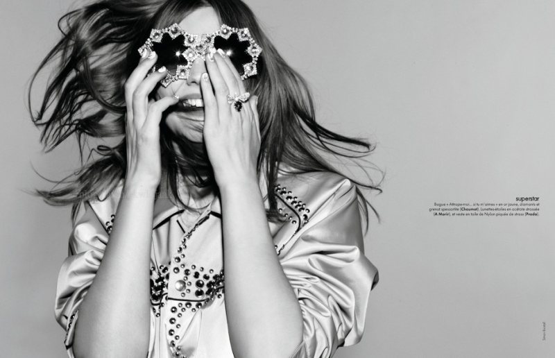 Amber Anderson by Simon Burstall for Elle France