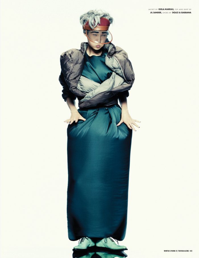 Wang Xiao by Christian Anwander for 10 Magazine Winter 2011