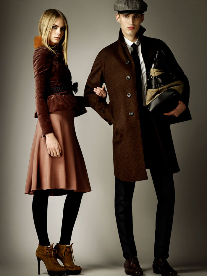 Cara Delevingne for Burberry Pre-Fall 2012 Collection 