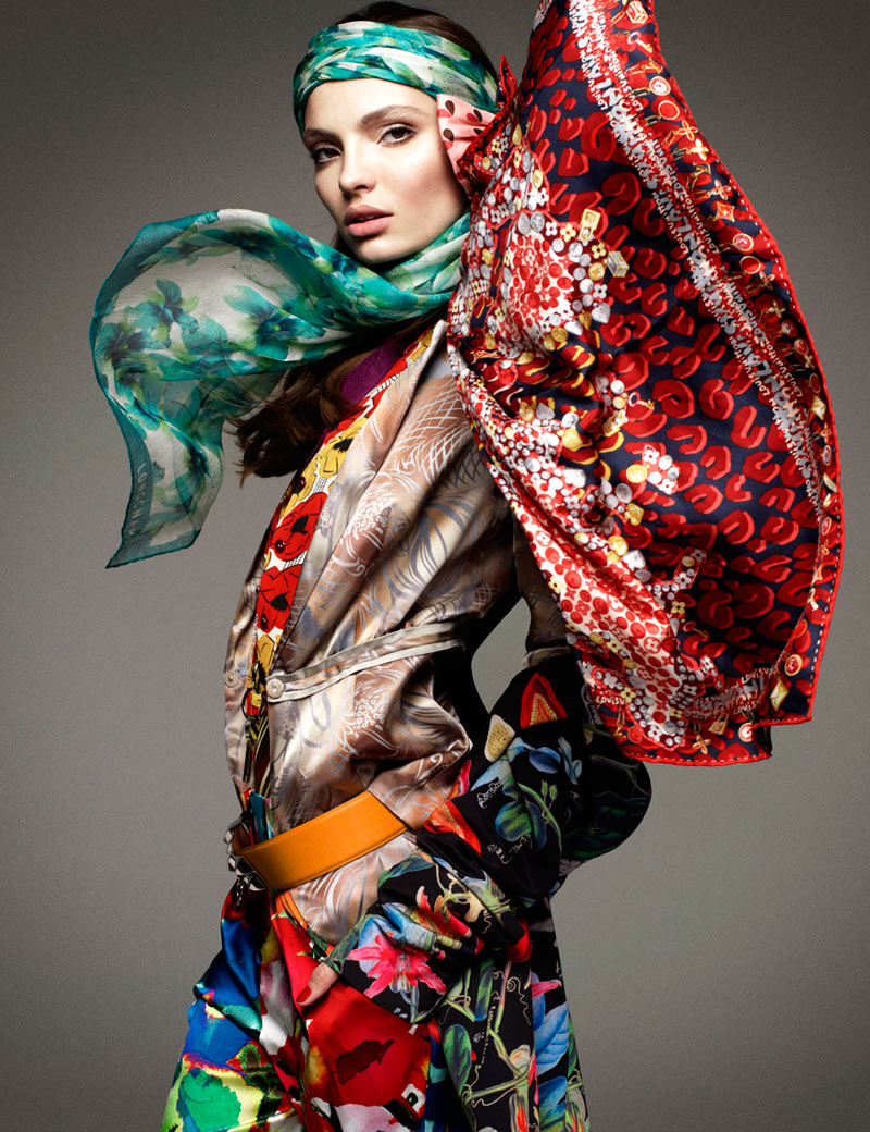Carola Remer by Greg Kadel for Vogue Germany January 2012