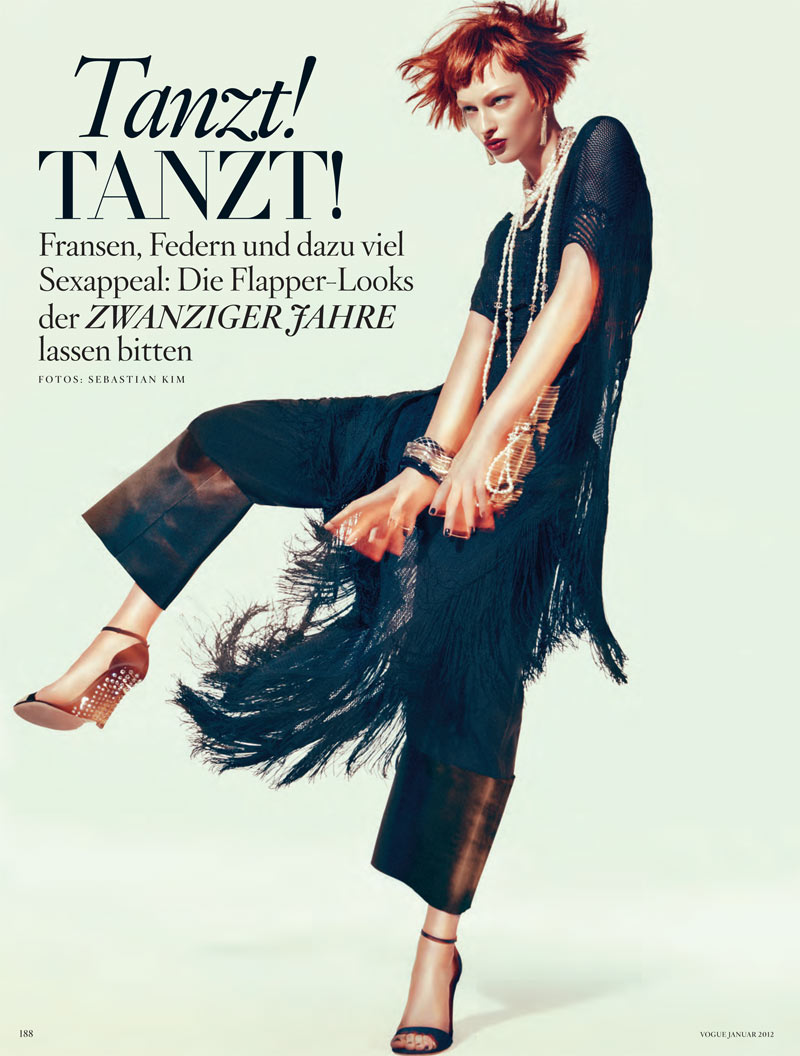 Daga Ziober by Sebastian Kim for Vogue Germany January 2012