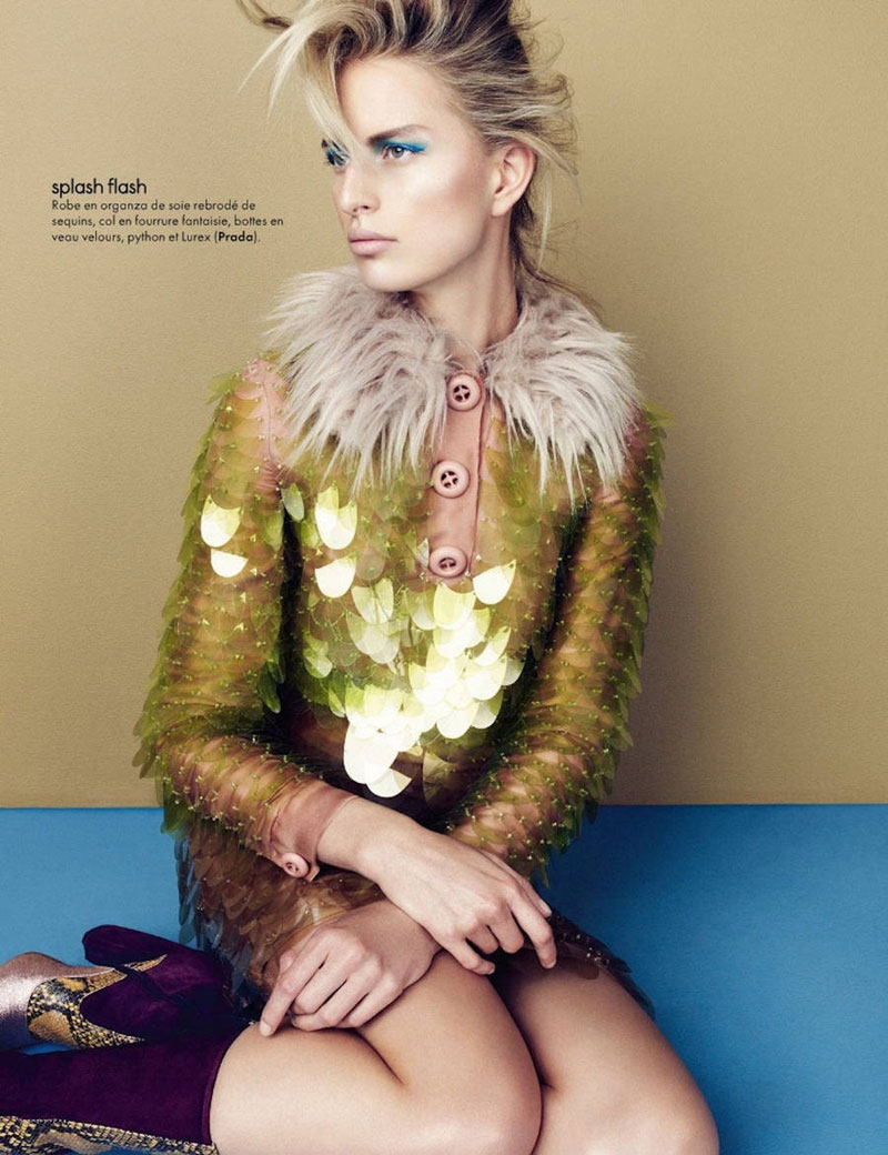 Karolina Kurkova by Nagi Sakai for Elle France | Fashion Gone Rogue