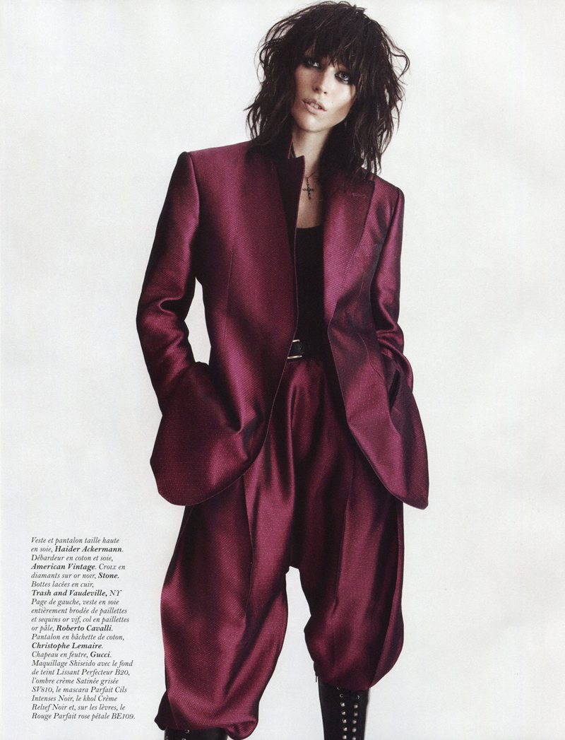 Raquel Zimmermann by David Sims for Vogue Paris