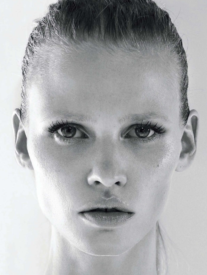 Lara Stone in Calvin Klein for Vogue Russia July 2011