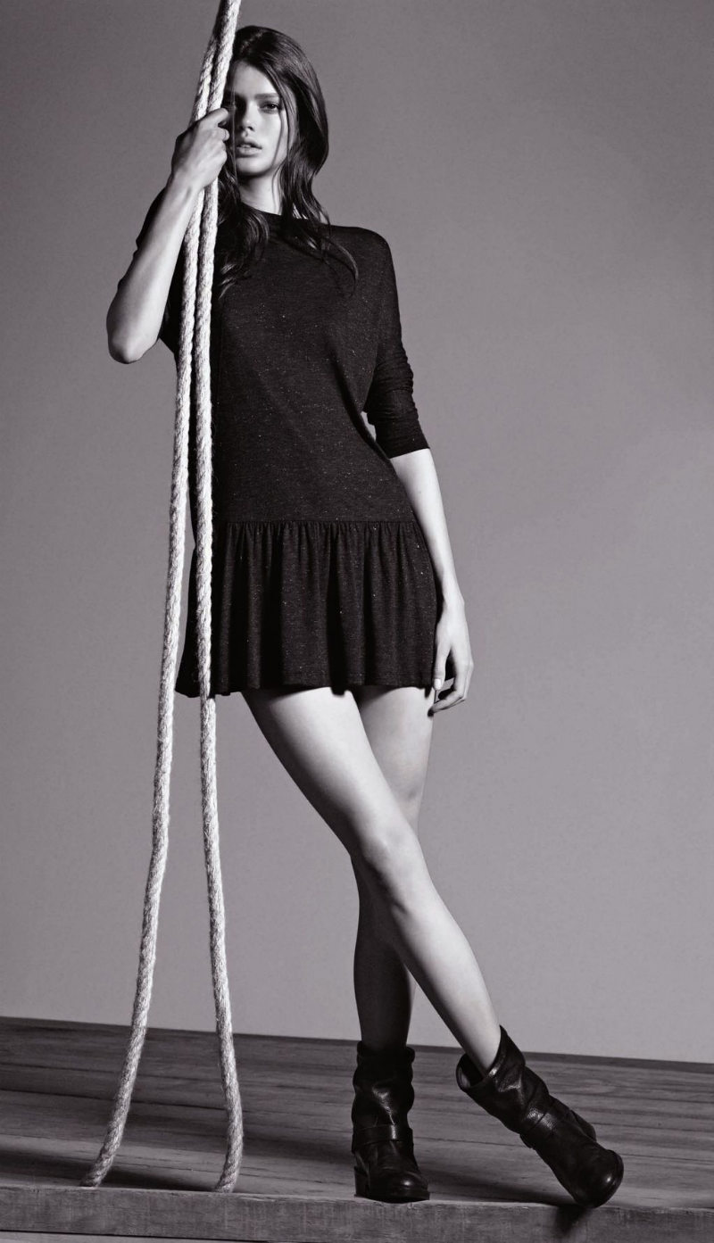 Julia Saner for Armani Jeans Fall 2011