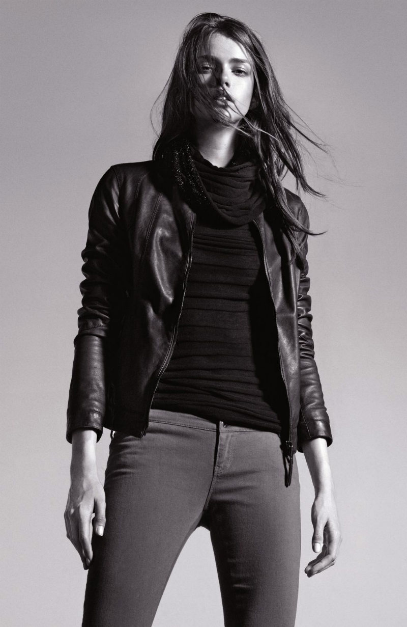 Julia Saner for Armani Jeans Fall 2011