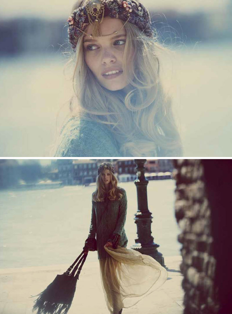 Marloes Horst for Free People August 2011 by Guy Aroch