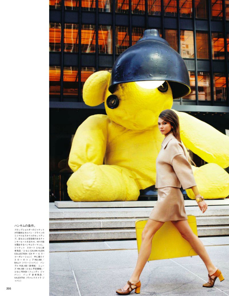 Karlie Kloss by Arthur Elgort for Vogue Japan September 2011