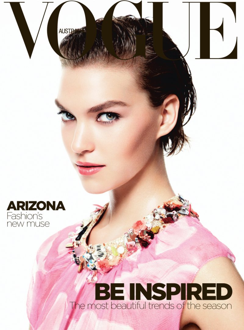 Vogue Australia October 2011 Cover | Arizona Muse by Kai Z. Feng