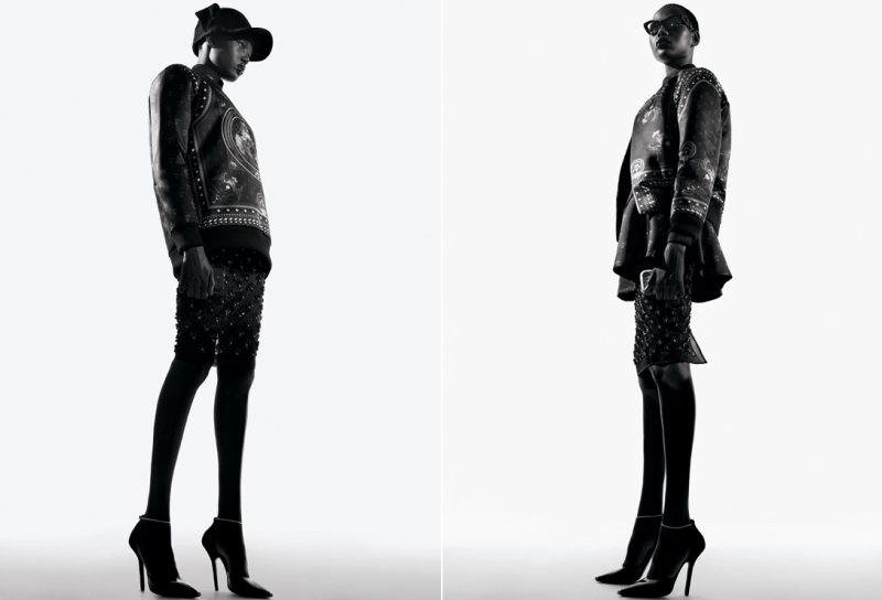 Ajak Deng in Givenchy by Amy Troost for V Spain