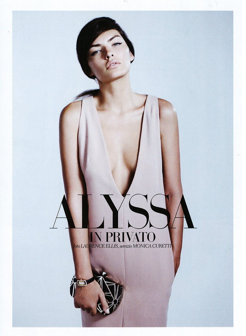 Alyssa Miller by Laurence Ellis for Gioia Magazine
