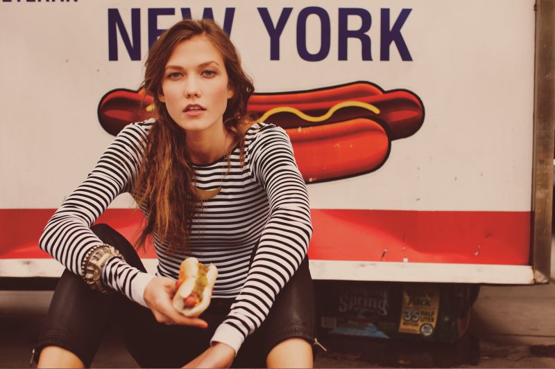 Karlie Kloss for Free People January 2012 by Guy Aroch