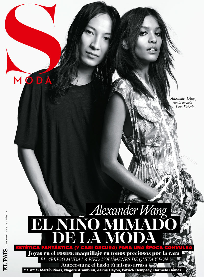 Alexander Wang & Liya Kebede Cover S Moda January 2012