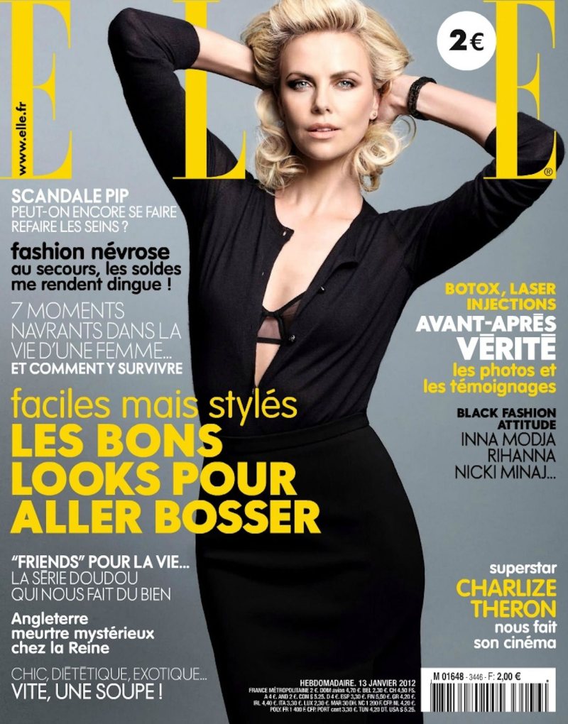 Charlize Theron by Mark Seliger for Elle France January 2012