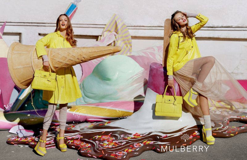 Lindsey Wixson & Frida Gustavsson for Mulberry Spring 2012 Campaign by Tim Walker