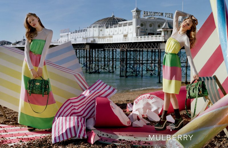 Lindsey Wixson & Frida Gustavsson for Mulberry Spring 2012 Campaign by Tim Walker