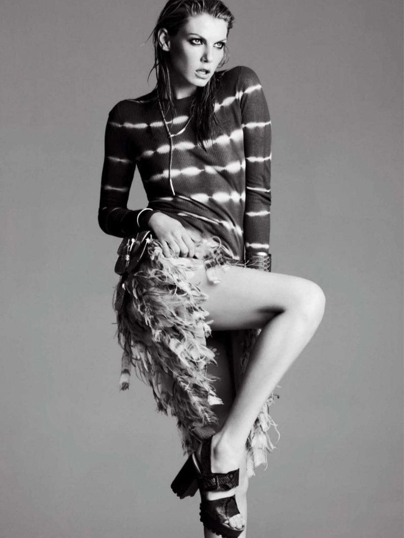 Angela Lindvall by David Roemer for Marie Claire US February 2012