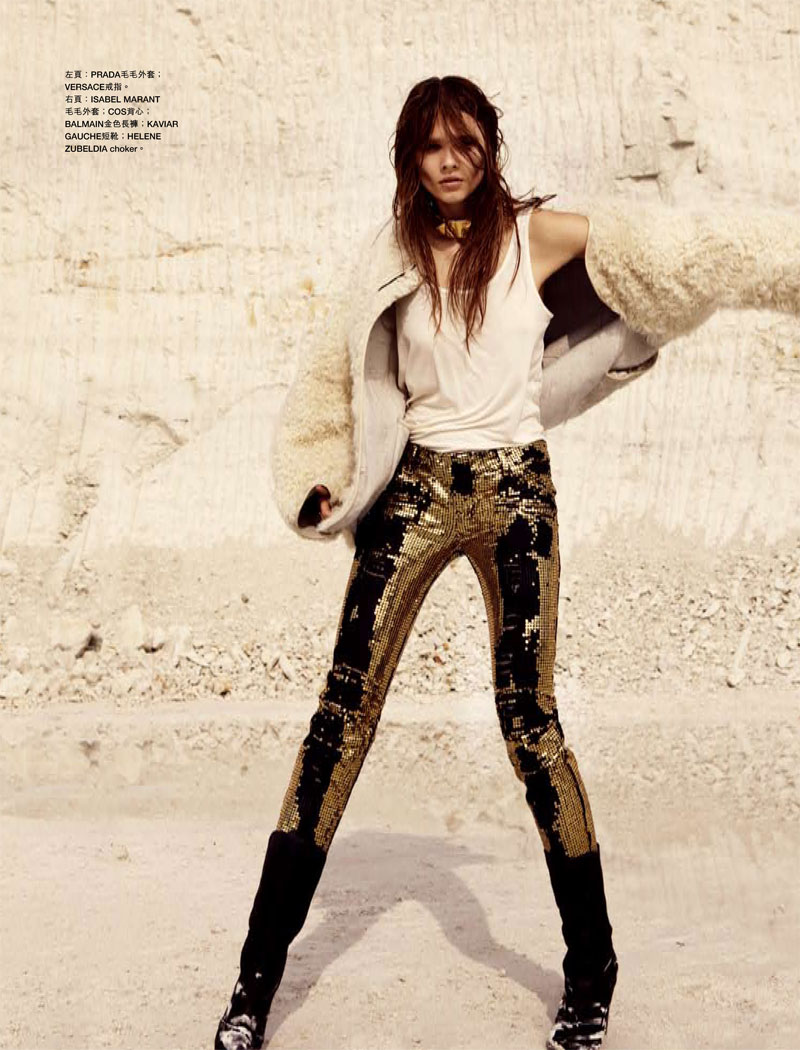 Beegee Margenyte by Tina Luther for Harper's Bazaar Hong Kong February 2012