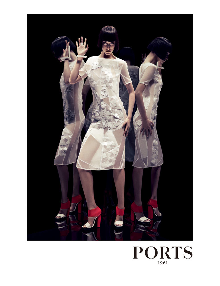Alana Zimmer for Ports 1961 Spring 2012 Campaign by Inez & Vinoodh