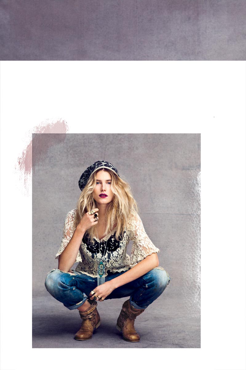 Dree Hemingway Gets Boho for Free People's October Catalogue