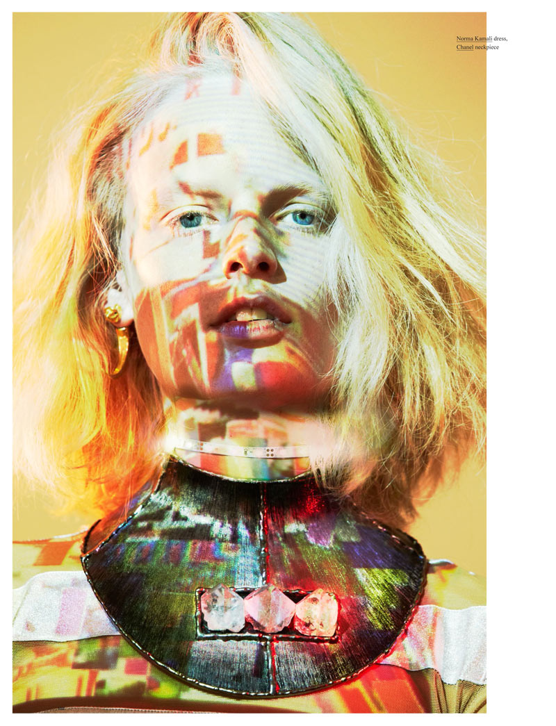 Hanne Gaby Odiele Gets Digital for the Cover Shoot of Oyster #101 by Will Davidson