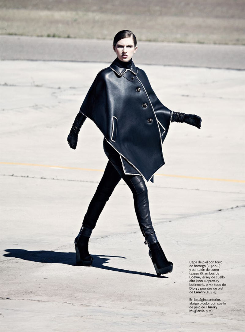 Tali Lennox Takes Flight for S Moda's October 2012 Cover Shoot