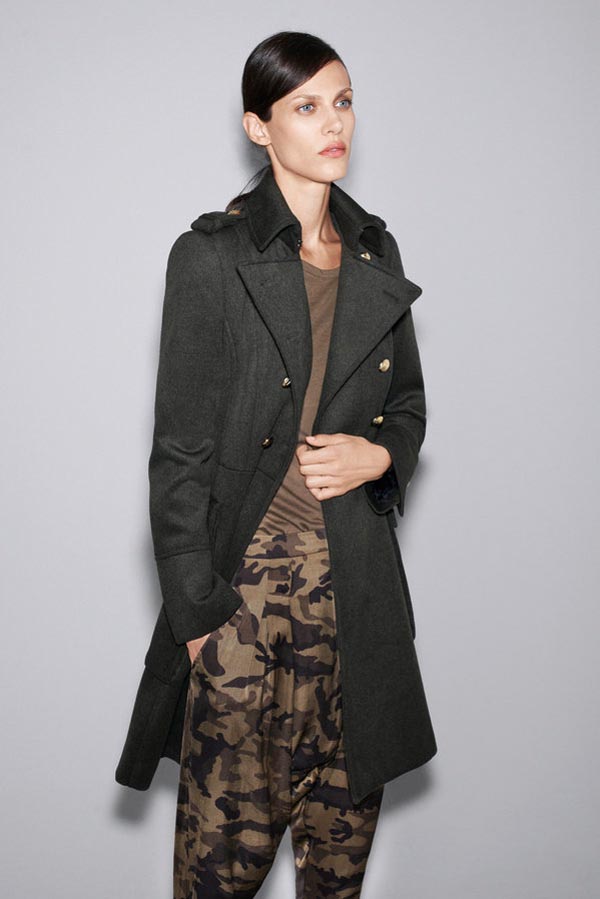 Zara Taps Aymeline Valade for its October 2012 Lookbook