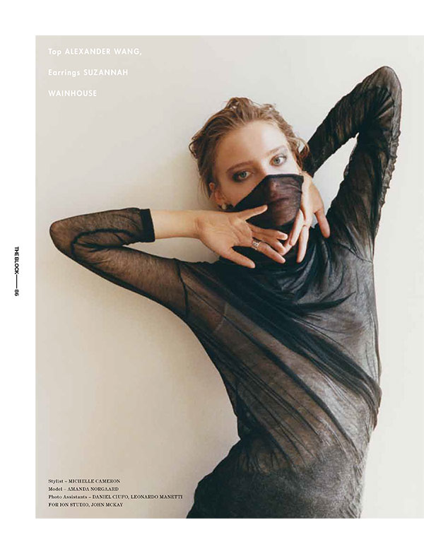 Amanda Norgaard is Born Again for The Block A/W 2012 by Tung Walsh