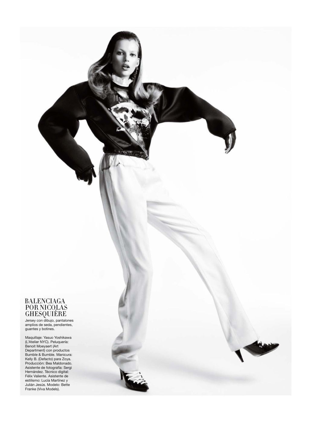 Bette Franke Goes to the Dark Side for Harper's Bazaar Spain October 2012