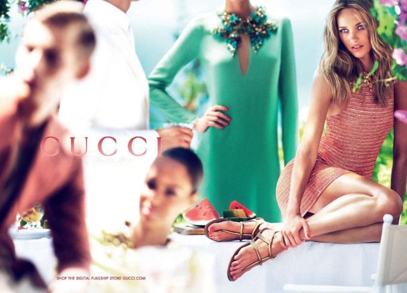 Gucci's Resort 2013 Campaign Stars Karmen Pedaru and Joan Smalls by ...
