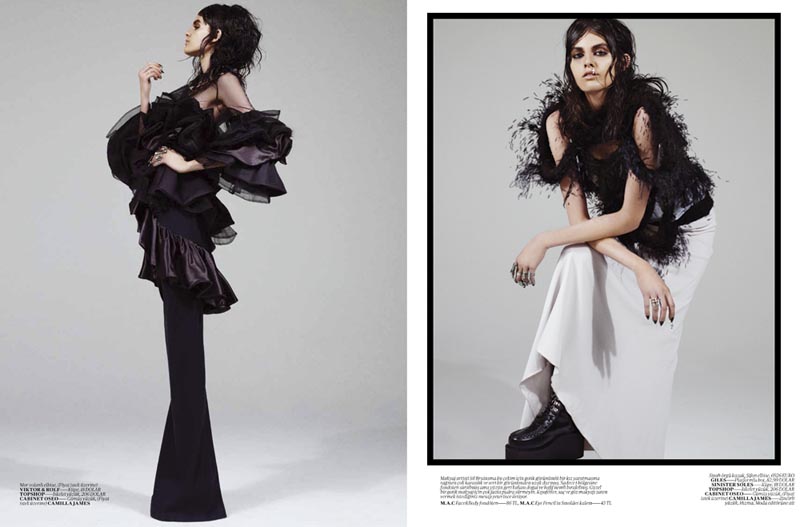 Melissa Stasiuk Has Grace with Edge for Benny Horne's Vogue Turkey Shoot