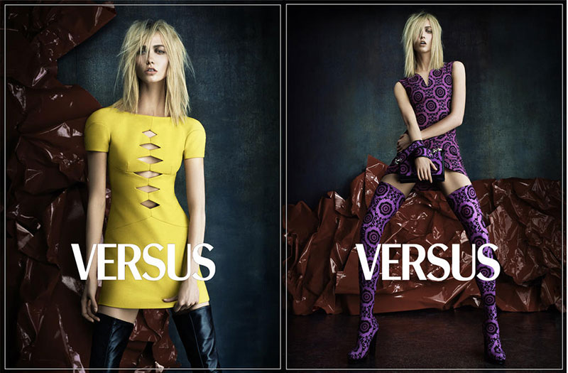 Karlie Kloss is Rocker Chic for Versus' Fall 2012 Campaign by Daniele & Iango