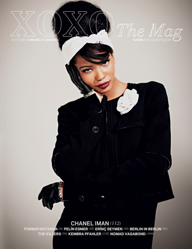 Chanel Iman is Retro Glam in XOXO the Mag's November 2012 Cover Shoot