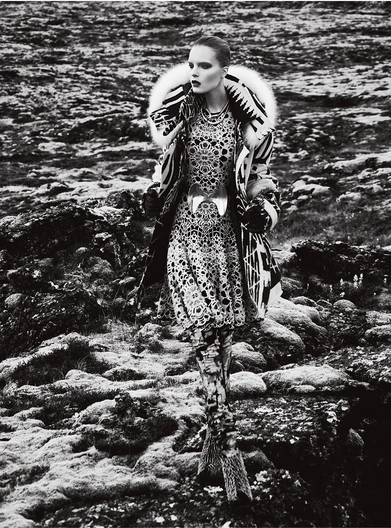 Charlotte Tomaszewska Dons Luxe Style for Vogue Portugal November 2012 by Kevin Sinclair