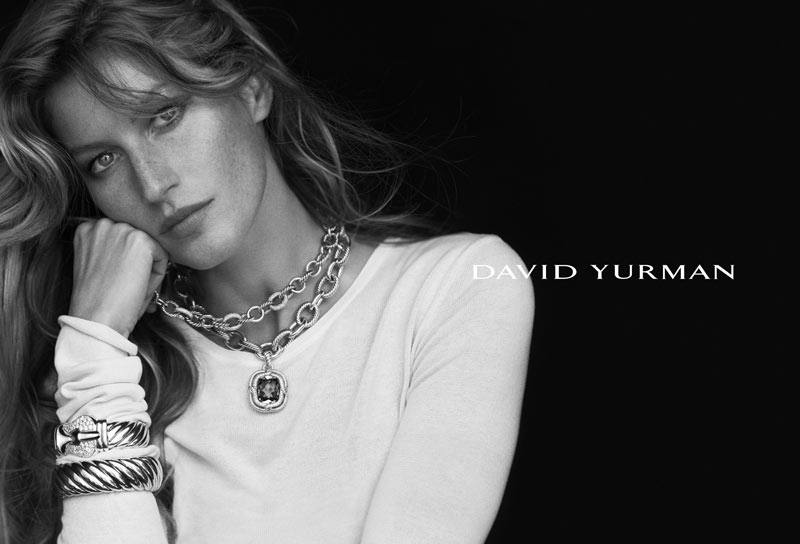 Gisele Bundchen Stuns in David Yurman's Fall 2012 Campaign by Peter Lindbergh
