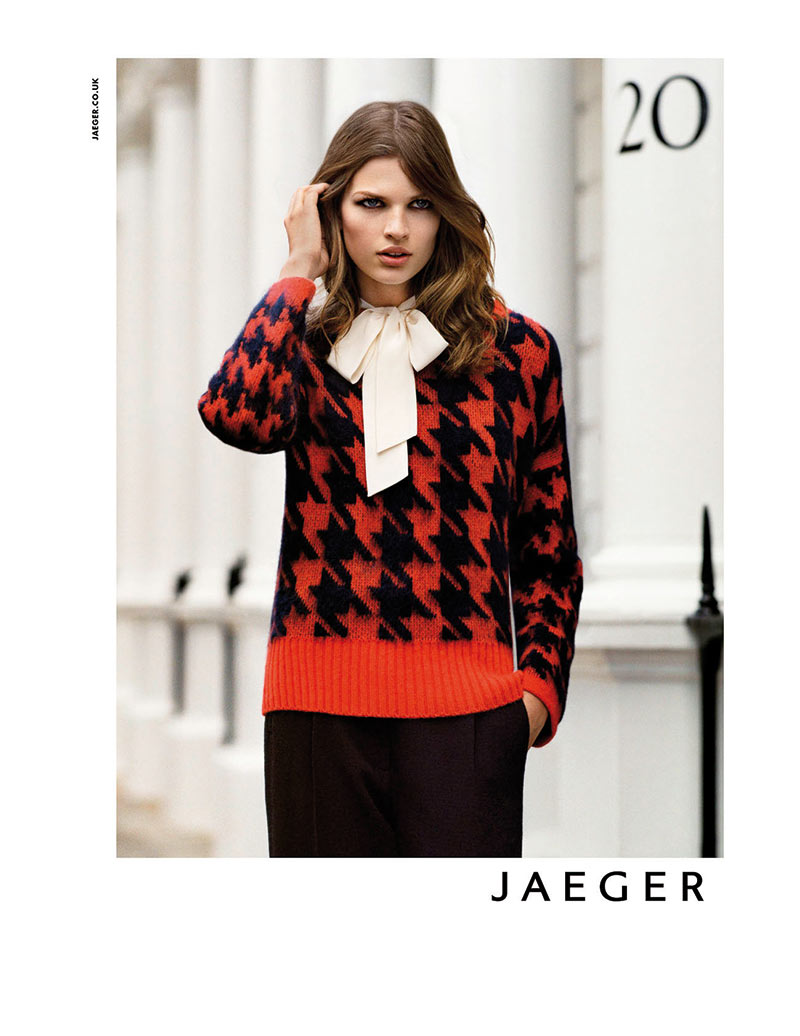 Bette Franke Fronts Jaeger's Fall 2012 Campaign by Alasdair McLellan