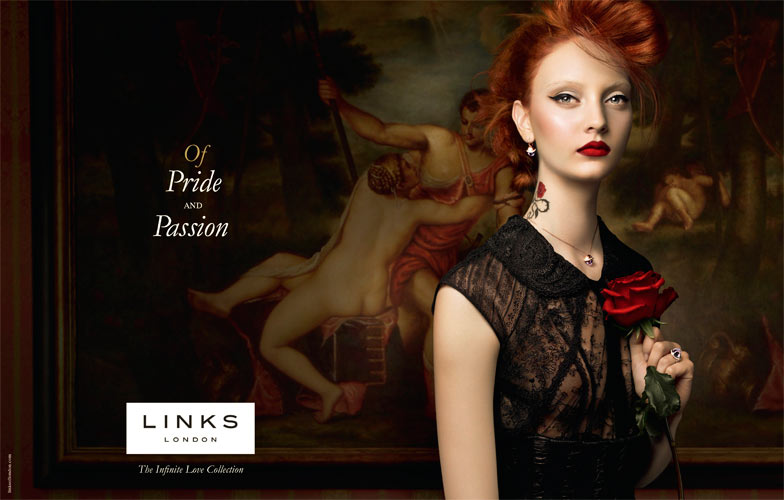 Codie Young Stars in Links of London's Fall 2012 Campaign by Jean-Francois Campos