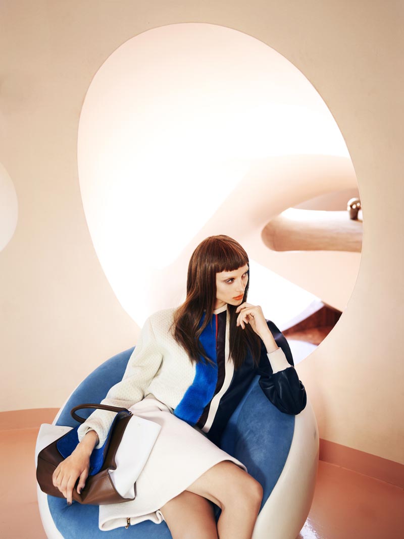 Olga Sherer Sports Neo-Mod Style for Elle France, Lensed by Marcin Tyszka