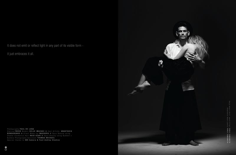 Anastasia Bondarenko Poses for Paul de Luna in WestEast Magazine F/W 2012