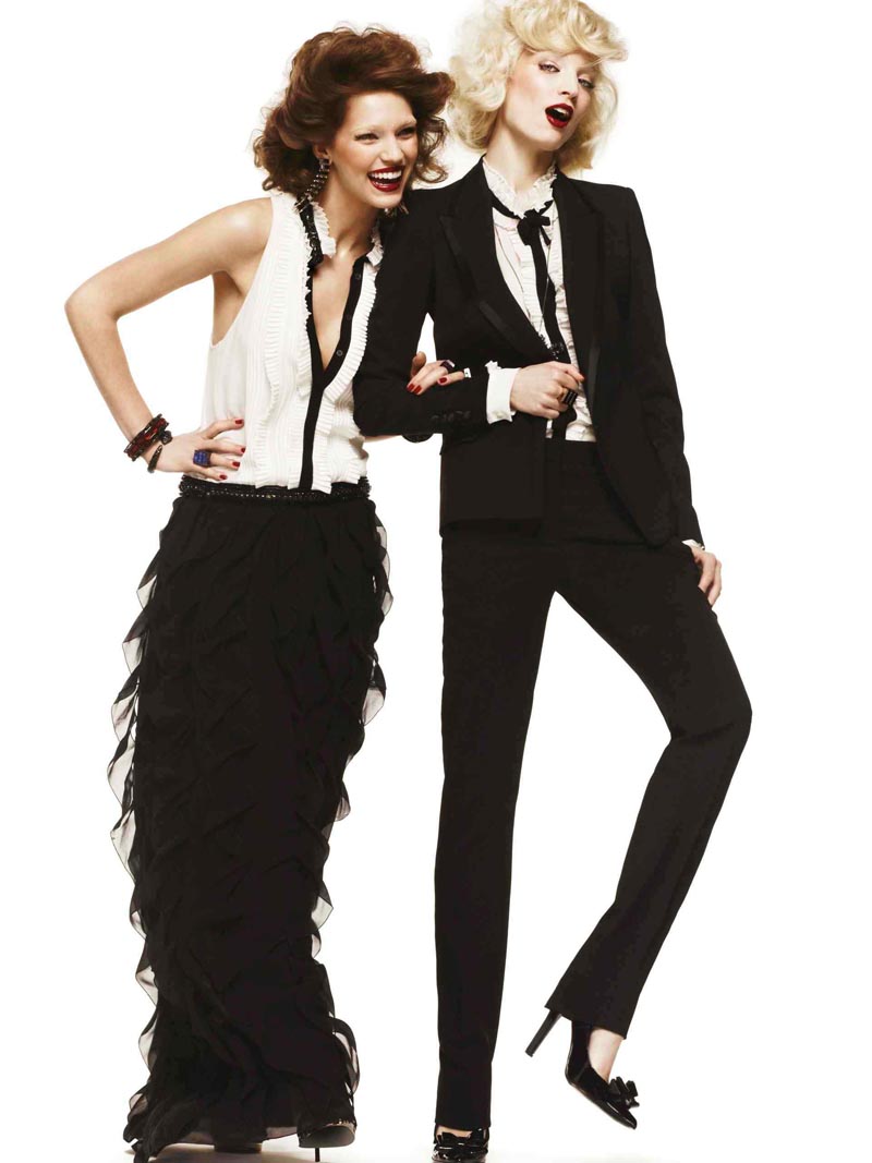 Roberto Cavalli Taps Melissa Tammerijn and Samantha Gradoville for its Fall 2012 Collection