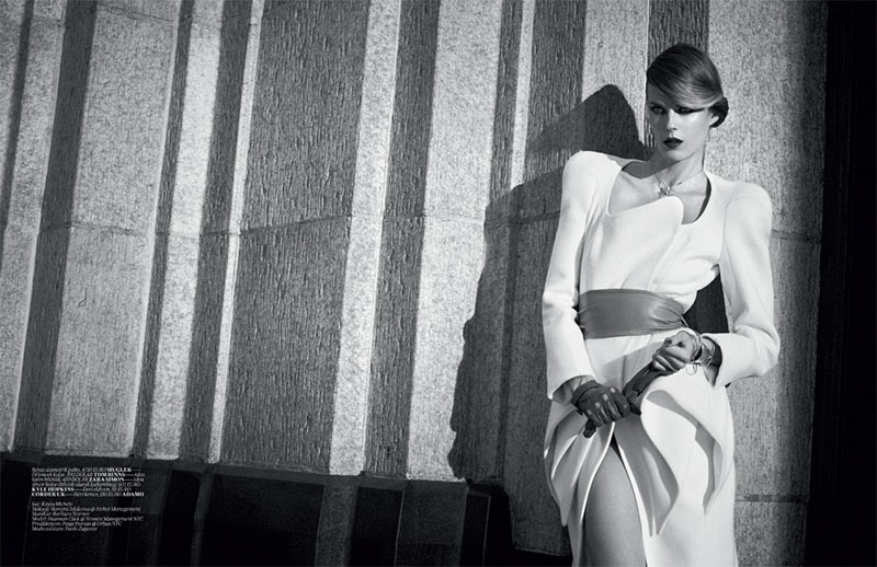 Shannan Click Shows Strength in Style for Vogue Turkey's October Issue